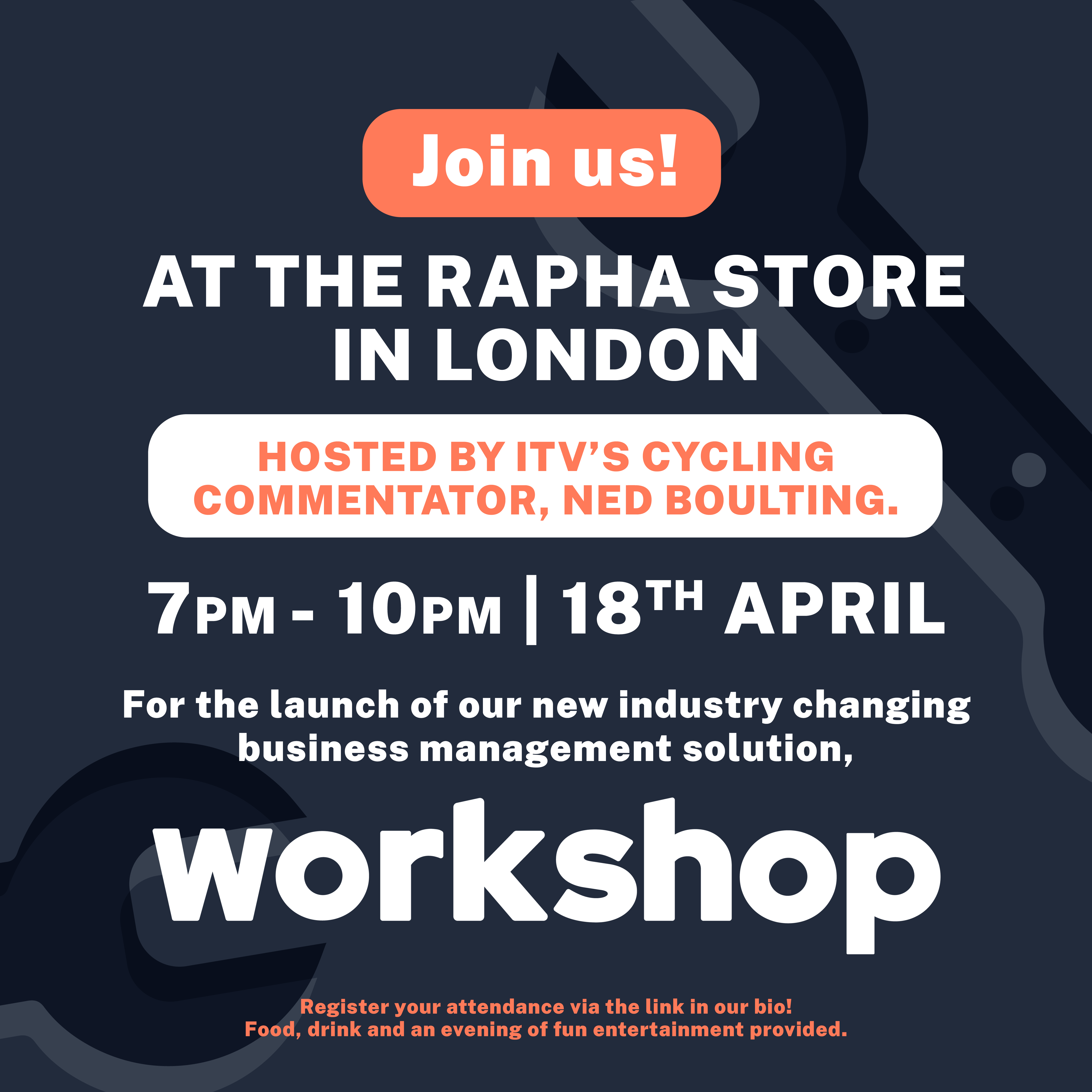 Join us for the launch event of our new business management solution, Workshop!